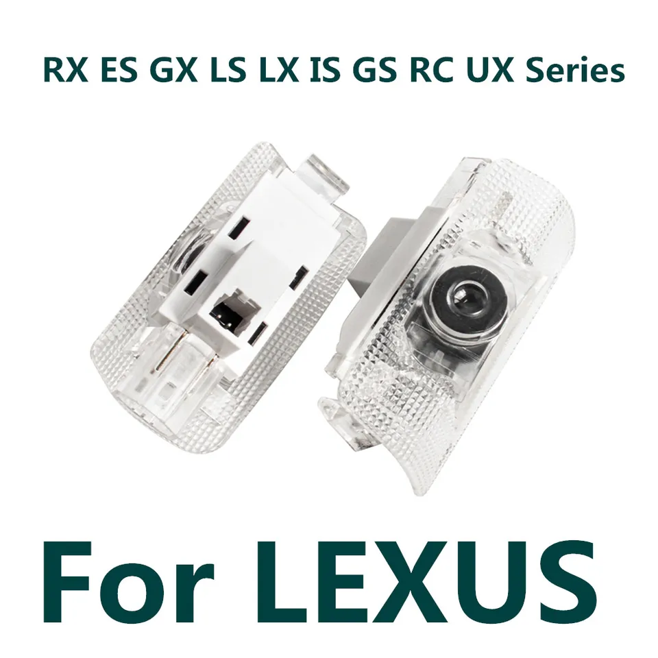 LED autá dvere Ghost Shadow Vitajte žiarovky Príslušenstvo pre Lexus je GS RC UX RX ES GX LS LX Series F Sport ES200 ES250 ES260