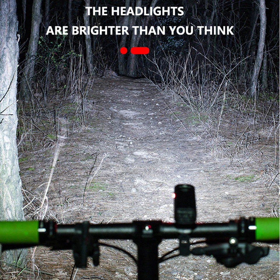 LED bicykel predné svetlo 10 W 6 režimov USB Nabíjateľné predné lampy MTB bicykel