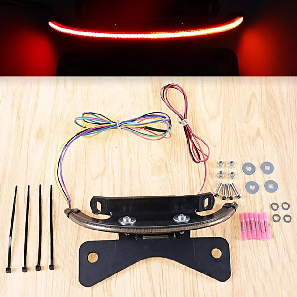 LED blatník Eliminátor integrovaný údenový bar pre zadné svetlo pre Harley V-Rod V Rod VRSC/A 2002-2005