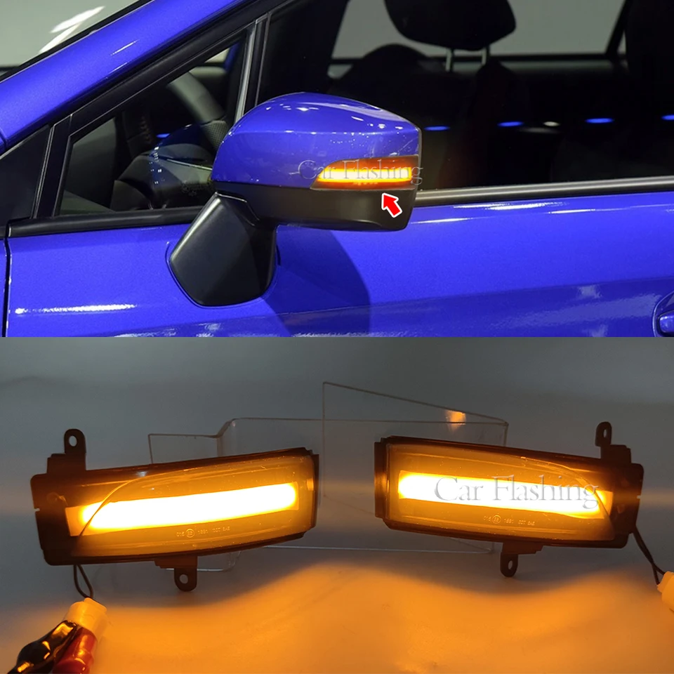 LED bočné zrkadlo Blinker Indikátor pre Subaru Outback 2015-2018 XV 2013-2016