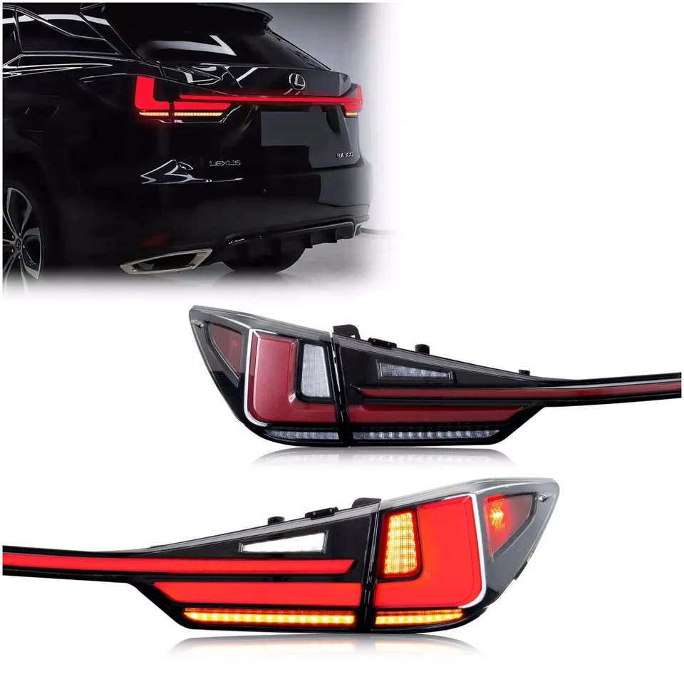 LED chvostové svetlo pre Lexus RX 350 L RX 450H F 2016-2022 s animáciou DRL sekvenčné zákruty
