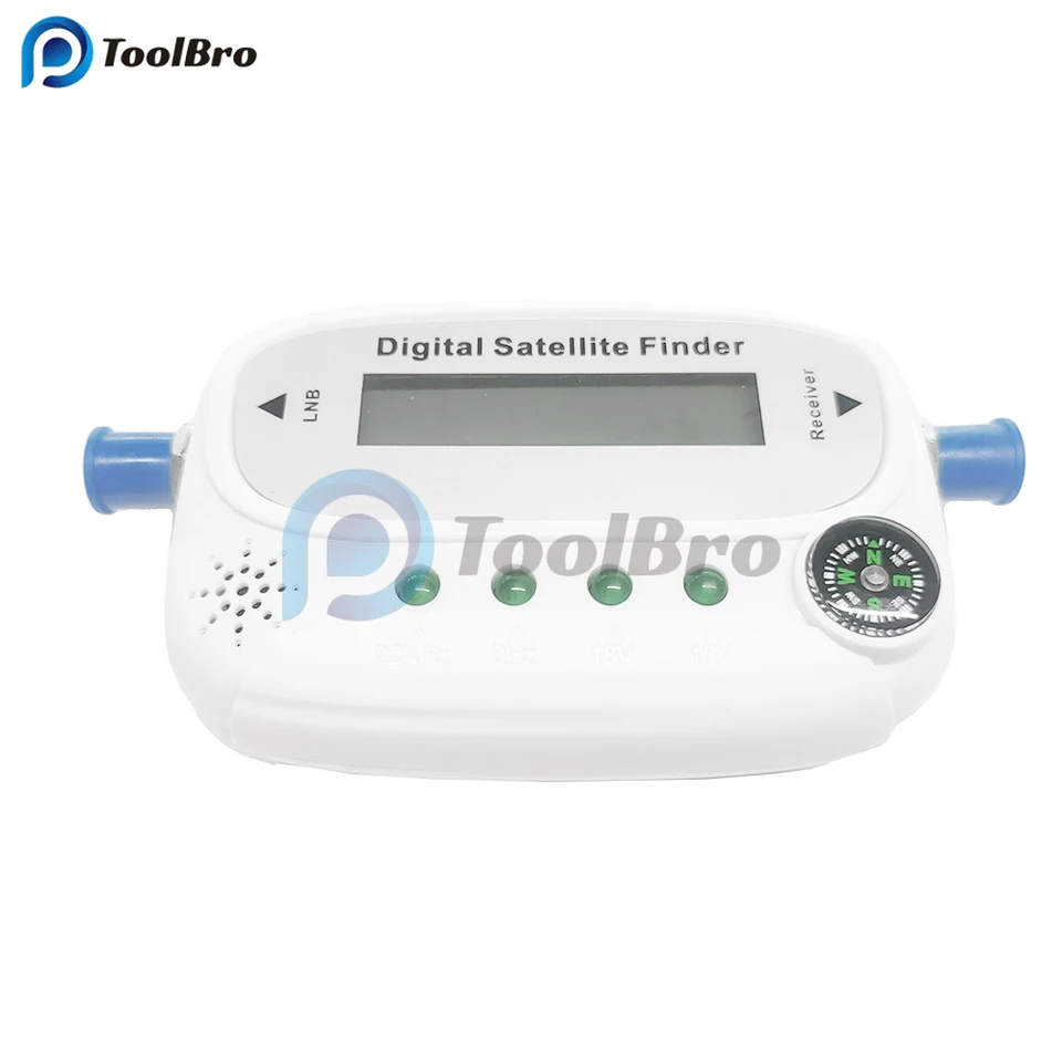 LED digitálny satelitný nález 950-2150MHz DC 13-18V pre HDTV s indikátorom LED Compass 4 LED