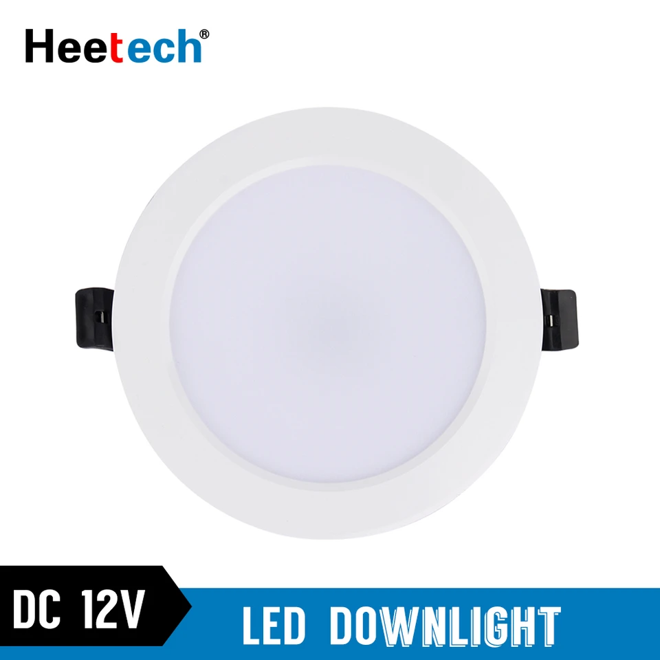 LED Downlight 12V DC zapustené okrúhle LED stropné lampa 36 W 24W 18 W 12W 9W 6W 3W LED SPOT SPOT LETCH DECORÁCIA Stropná lampa 12 voltov