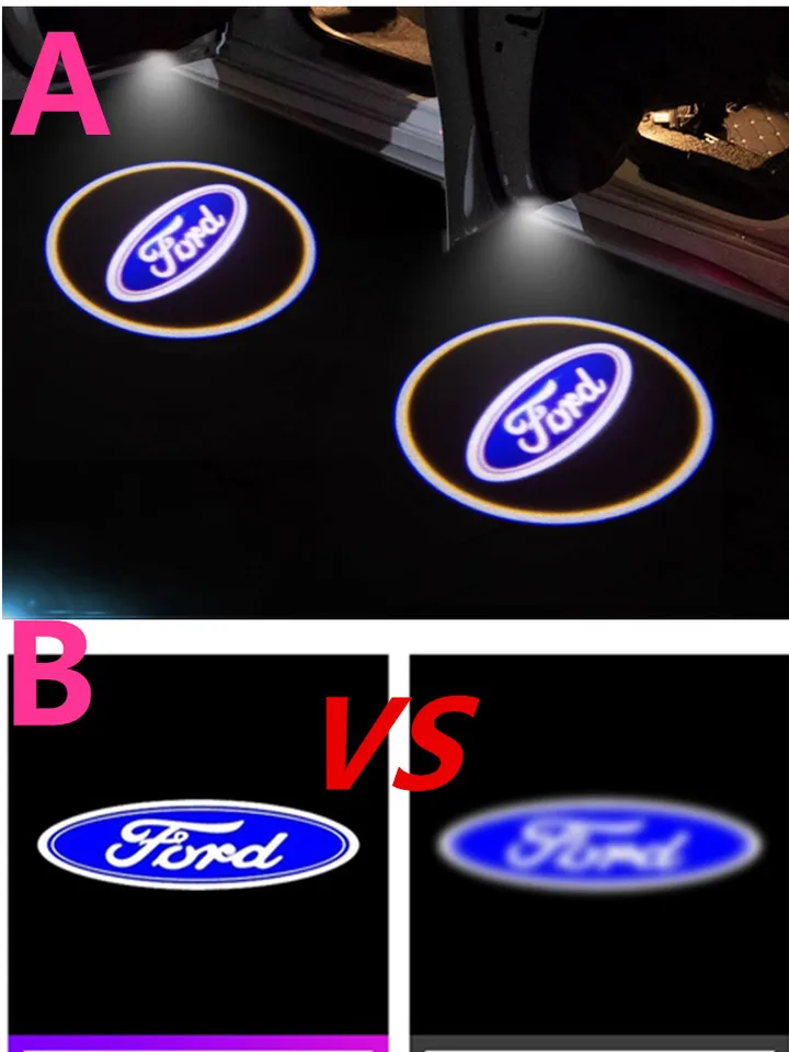 LED dvere auta vítané ľahké laserové projektorové lampy pre Ford S-Max Galaxy MA6 2 MK4 BA7 MK1 MONDEO DECOND