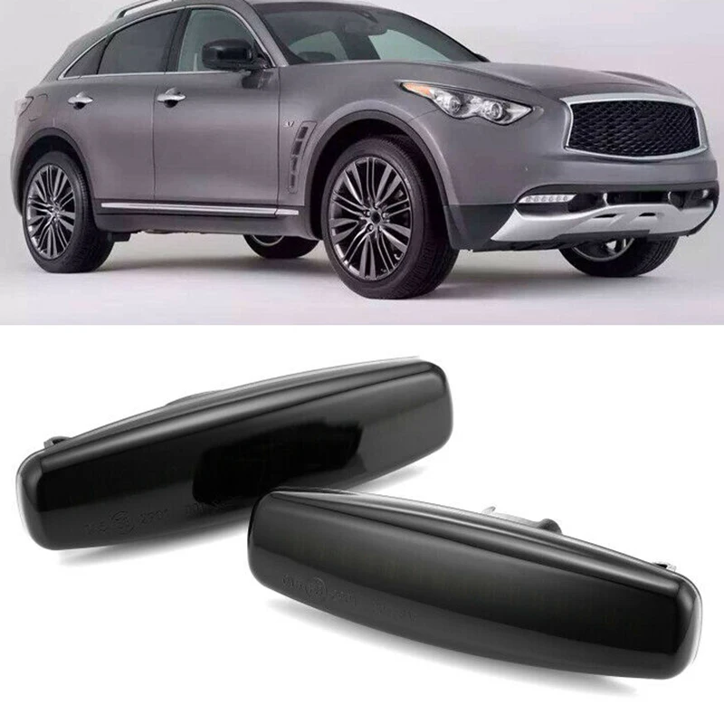 LED dynamická lampa na bočnú značku SILD SIGMER SILD pre Infiniti EX25 EX35 EX37 FX35 FX37 G25 G35 Q40 Q60 Q70 QX50