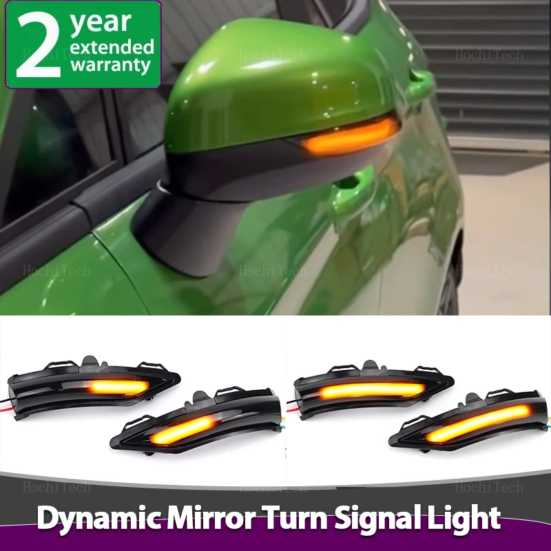 LED dynamické indikátor bočného zrkadla LED diódy Blinker Light Light pre Ford Fiesta St Line Mk8 Puma Crossover St 2018-2023
