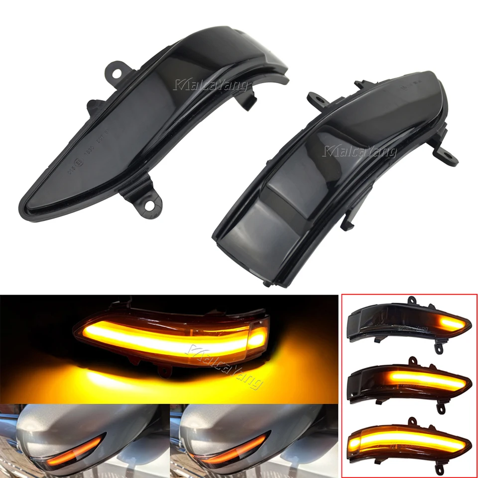 LED dynamické zákrutové signálne svetlá spätné zrkadlo Blinker 84401AG042 84401AG052 pre Subaru Forester Tribeca Outback Legacy Impreza