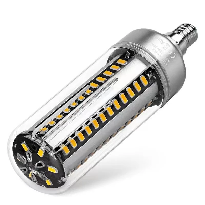 LED E27 kukuričná žiarovka LED dióda LED dióda 85-265V 25W SMD 5736 Chips Vysoký lúmen bez blikania reflektor