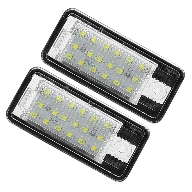 LED LED licencia LED LIPS TAPE Svetelná lampa Biela pre -audi A3 S3 8P A4 B6 B7 A5 A6 4F Q7 A8 S8 C6