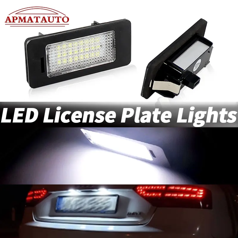 LED licenčné čísla LIVE SVETLO LIMM Žiarovky Žiadna chyba pre Audi A1 A3 A4 S4 A5 Q5 A6 A7 TT VW Golf MK6 Passat B6 Touran Accessories