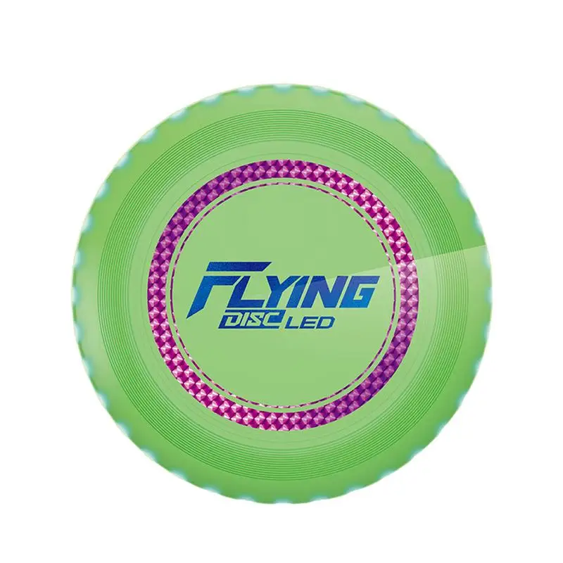 LED LIGHT UP Flying Disc Outdoor Kids Hračky pre záhradu Ultra-mäkký okraj Spinner Hrace Working Lighting Rodičovec-dieťa Športová hračka