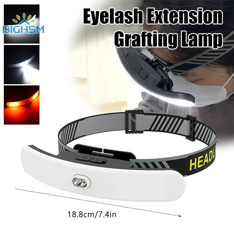 LED LIST LIST svetlo svetlomet USB nabíjateľné predlžovanie mihalníc na štepenie lampy Ochračné svetlá bez tieňa bez tieňa pre tetovanie na pery obočia