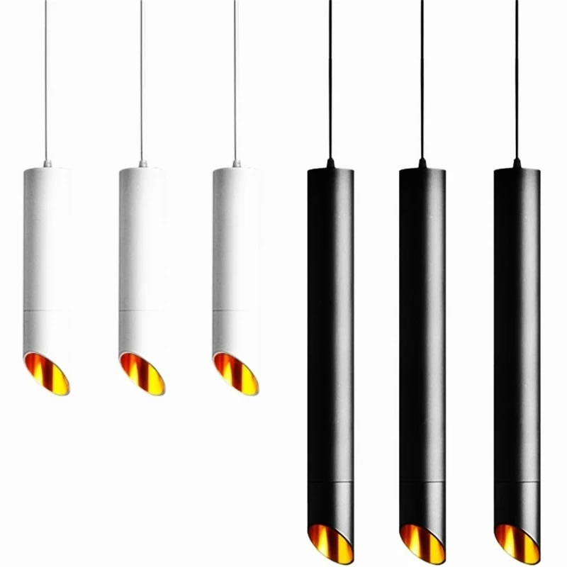 LED moderné závesné svetlá Nordic Design AC110V/220V 9W 12W dlhé trubicové lampy kuchyňa jedáleň