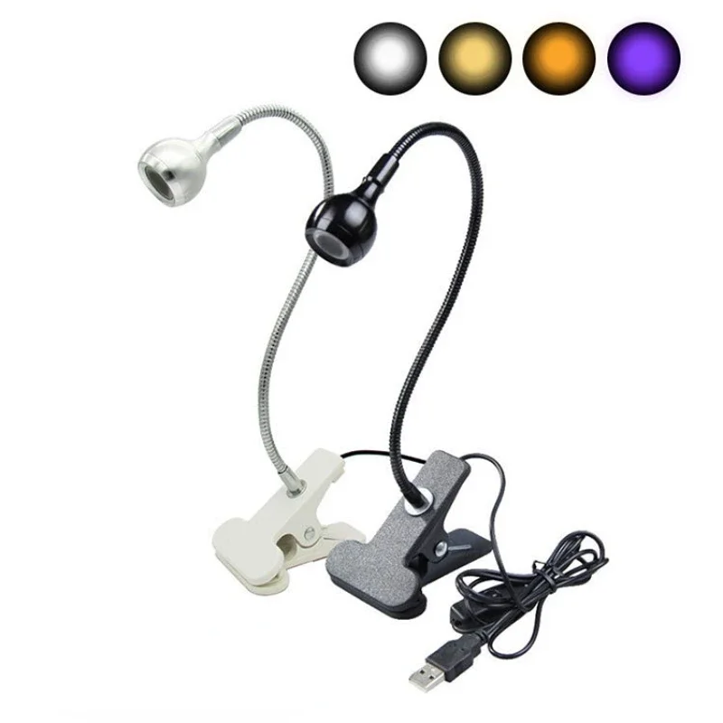 LED na nechtové svetlá sušiča UV žiarovka ultrafialová flexibilná flexibilná klip-on stola mini USB gélové vytvrdzovanie manikúru pedikúra Salon Tools