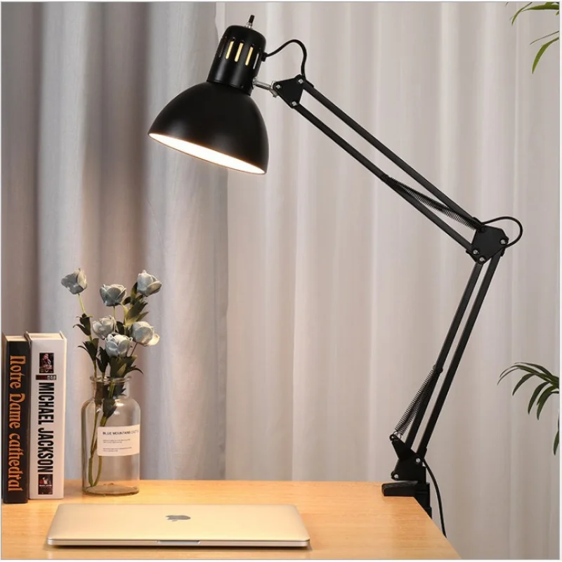 LED na nechty krásy kozmeta s kozmetickým stolom natáčanie lampa s dlhým ramenom na ochranu očí klip pracovnej plochy práca maľba maľba oprava tetovania