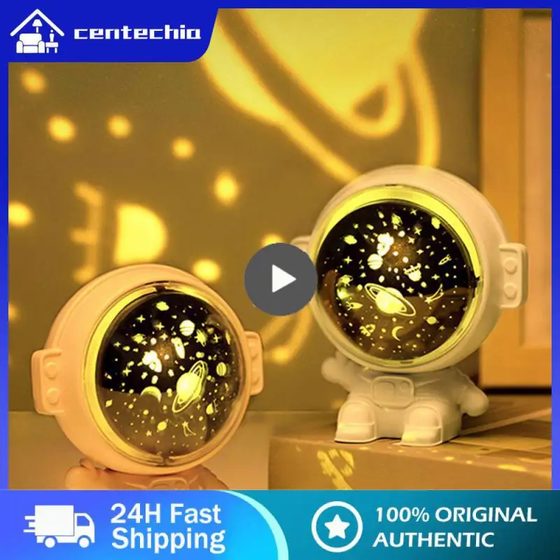 LED nočné svetlo Galaxy projektor Starry Sky Projector 360 ° Rotate Planetarium Night Lamp pre izbu dekoratívne deti Darček pre deti