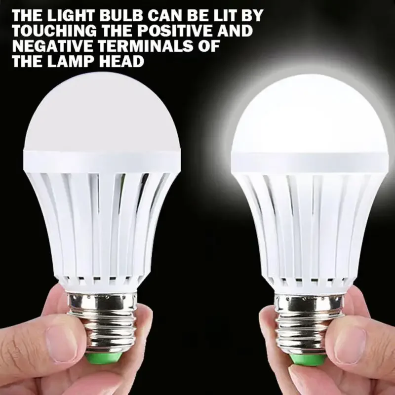 LED núdzové svetlo LED žiarovka E27 LED žiarovka 5/7/9/15/15 W nabíjateľnú žiarovku na osvetlenie batérií pre vonkajšie osvetľovacie bombilly baterka