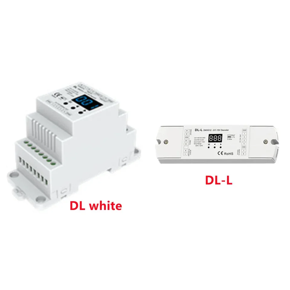 LED ovládač 4 kanál DMX512/1990 DMX 0/1-10V Dekodérka nastavená pomocou klávesu Digital trubice alebo diaľkového ovládača prostredníctvom konzoly DMX512/RDM