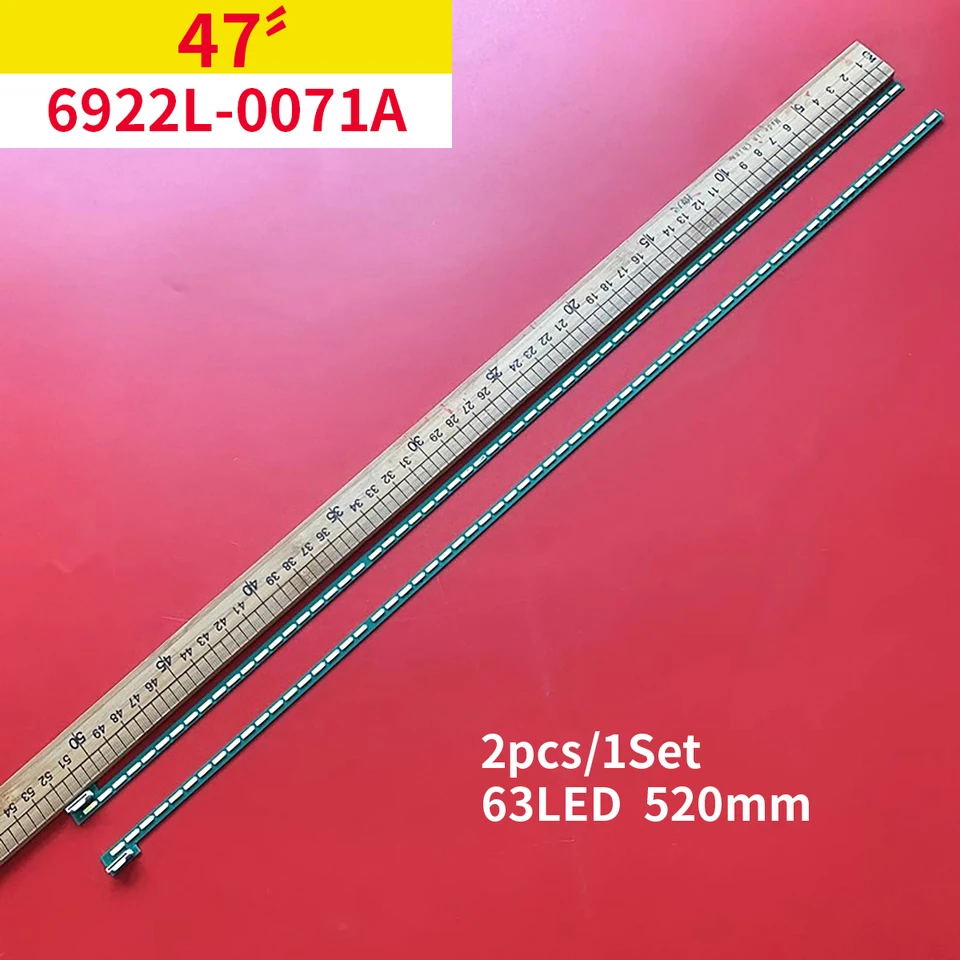 LED podsvietenie (2) pre TV 6922L-0071A 0029A 47LA660S 47LA740S 47LA660V 47LA6600 47LA690V 47LA740V 47LA6608 47LA690S 47E700S