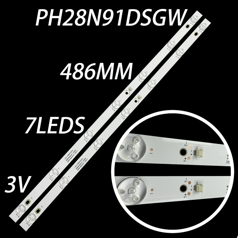 LED podsvietenie PH28N91 PH28N91D PH28N91DSGW PH28N91DSGWA 28N91GM02X07-E0013 1.30.1.280N91002R V0 TF-LED28S58T2