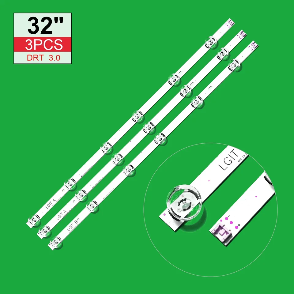 LED podsvietené prúžky pre 32 MB25VQ 32LF5800 32LB5610 Innotek DRT 3,0 32 32LF592U 32LF561U NC320DXN VSPB1 LC320DUH FG P2