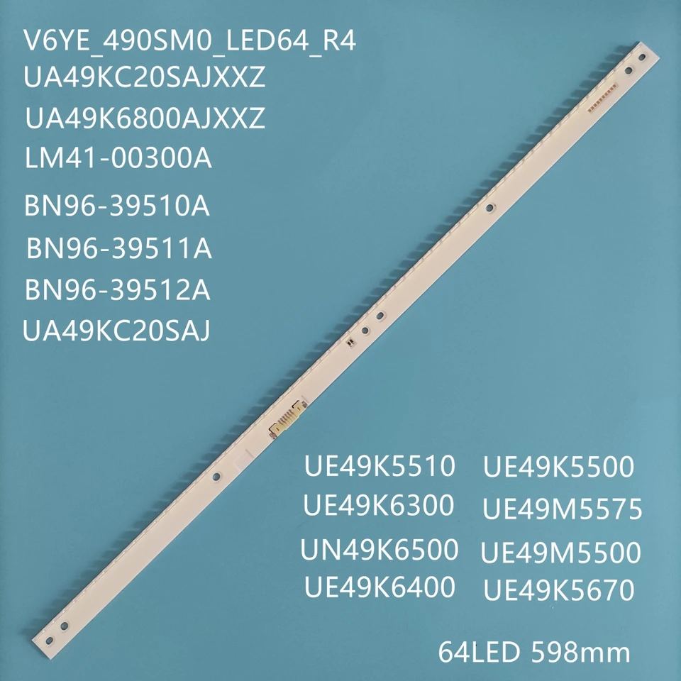 LED podsvietené prúžky pre UE49K6400 UE49K5510 UN49K6500AK UE49M5500 UE49K6550 UE49K6000 UE49K5670 UE49K5500 UE49K6300