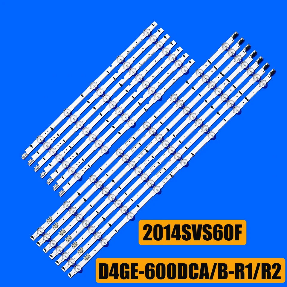 LED podsvietené prúžky pre UN60H6300 UN60H6350 UN60H6400 BN96-30434A UE60H6400 2014SVS60F D4GE-600DCA-R2 D4GE-600DCB-R2 UN60H650