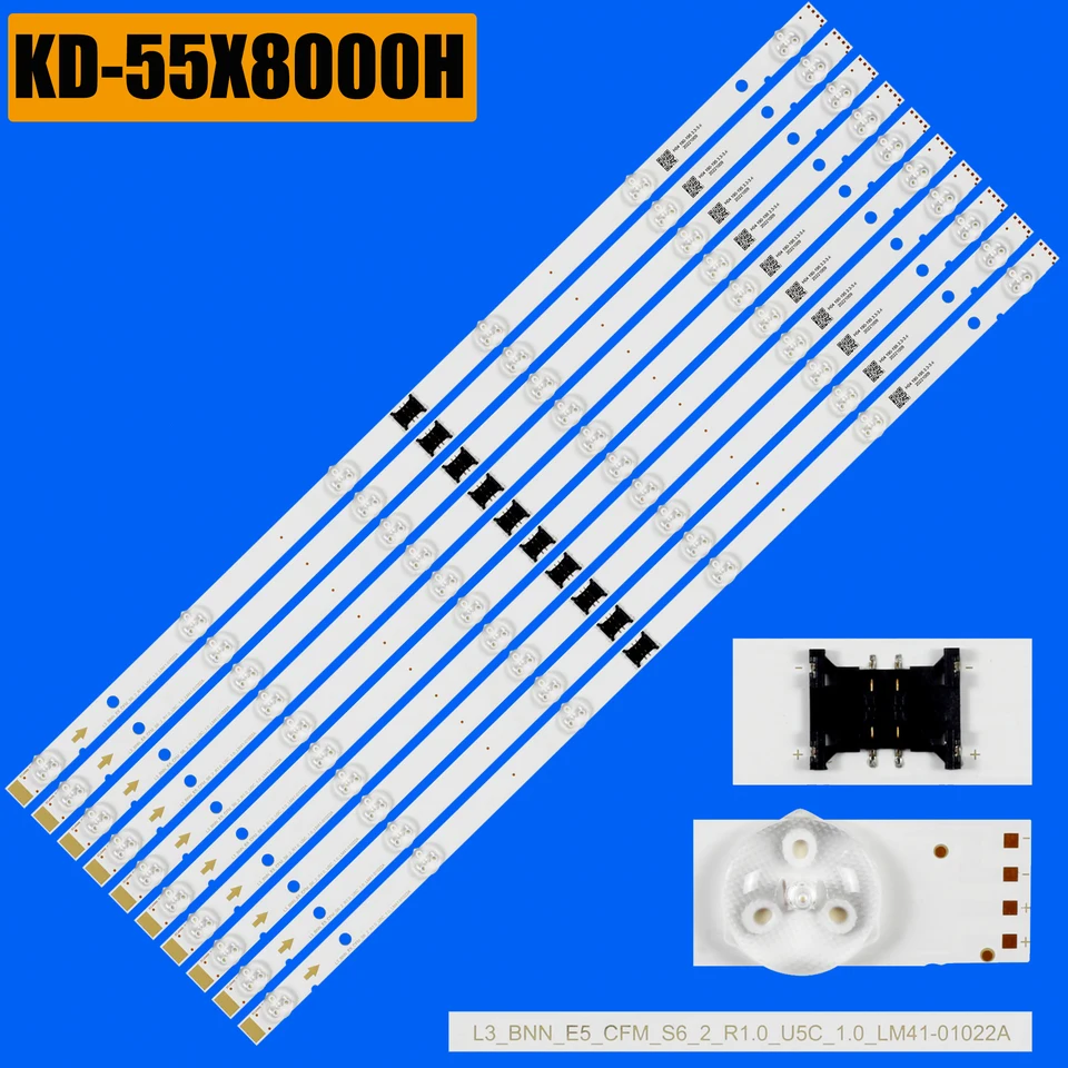 LED podsvietené prúžky pre XBR-55X81CH XBR-55X80CH KD-55X8000H KD-55X800H KD-55XH8196 L3_PHN_LY5_E5_CFM_S6_2_R1.0_UA5_LM41-01056A