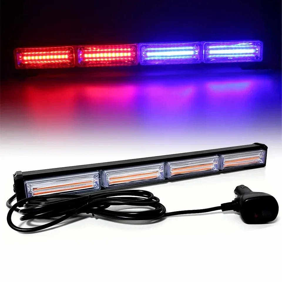LED polícia Strobe Burst Blikajúce svetlá núdzové LED svetlá LED 12 V 24 V Traffic Advisor Light Bar Top strecha Výstražné svetlá