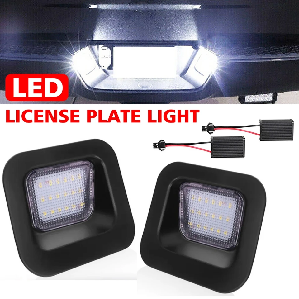 LED poznávacia značka LIGHT 18SMD Vhodné pre Dodge RAM 1500 2500 3500 2003-2018 Dekódovanie 3. a 4. gen s rezistorom