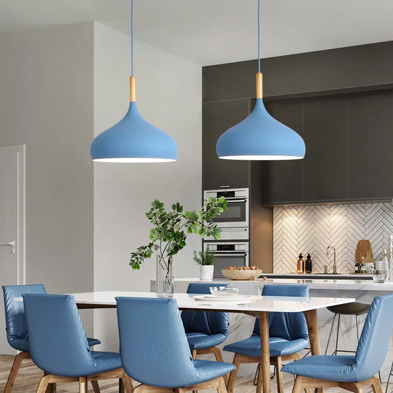 LED prívesky Lamps macaroon reštaurácia luster na štúdium spálne kaviarne osvetlenie jedáleň zavesené svetlá