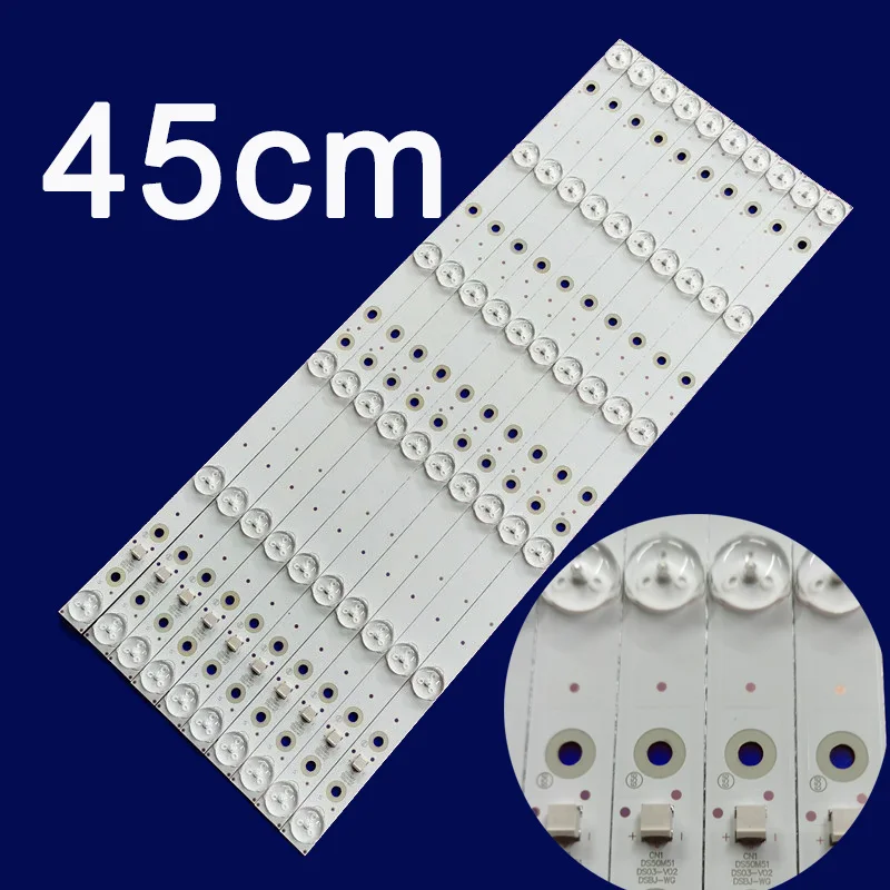 LED pásik pre 50TM 50F1 DS50M51 DS03-V02 DSBJ-WG 5028D-V02 202006-DS50M5100-01 DS50M51-DS12 DS50M5
