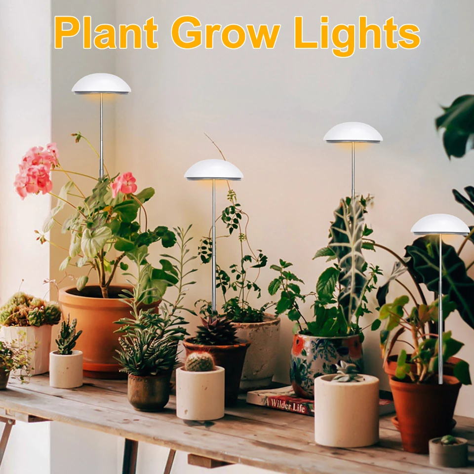 LED rastie svetlo s automatickým zapnutím/vypnutím časovača Výška svetla Výška svetla Nastaviteľná lampa Rastiny pre vnútorné hydroponické rastliny Veg Flower