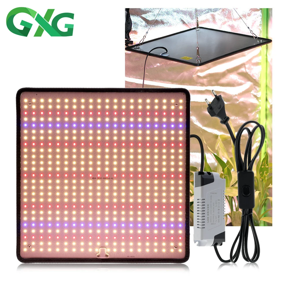LED rastlina Grow Light Full Spectrum AC85 ~ 265V 1200W 40W Pestovací panel Per panela Phytolamp pre rastliny Greenhouse Stan Rast Lighting