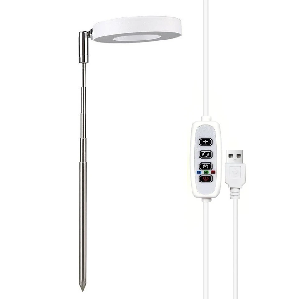 LED rastúca svetlo LED LED výška lampa nastaviteľná zatiahnuteľné malé zalievanie doplnok Light IP44 nepremokavé pre vnútorné rastliny