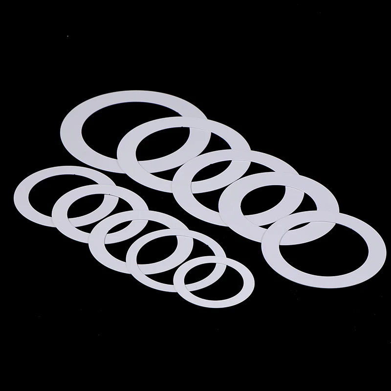 LED reflektor Downlight O Rings Biely lampa prsteň kruhu zakrývané rozpery podložky podložky Svetelné stojany predlžovacie tesnenia