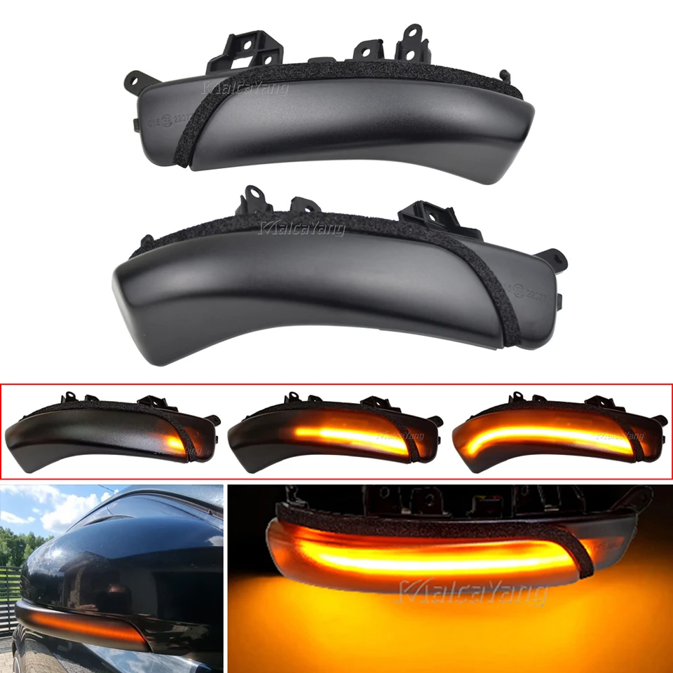 LED sekvenčné bočné krídlové zrkadlo Svetlo pre Toyota Wish Prius Reiz Camry IQ Eq EV Majesta Dynamic Turn Signal Blinker