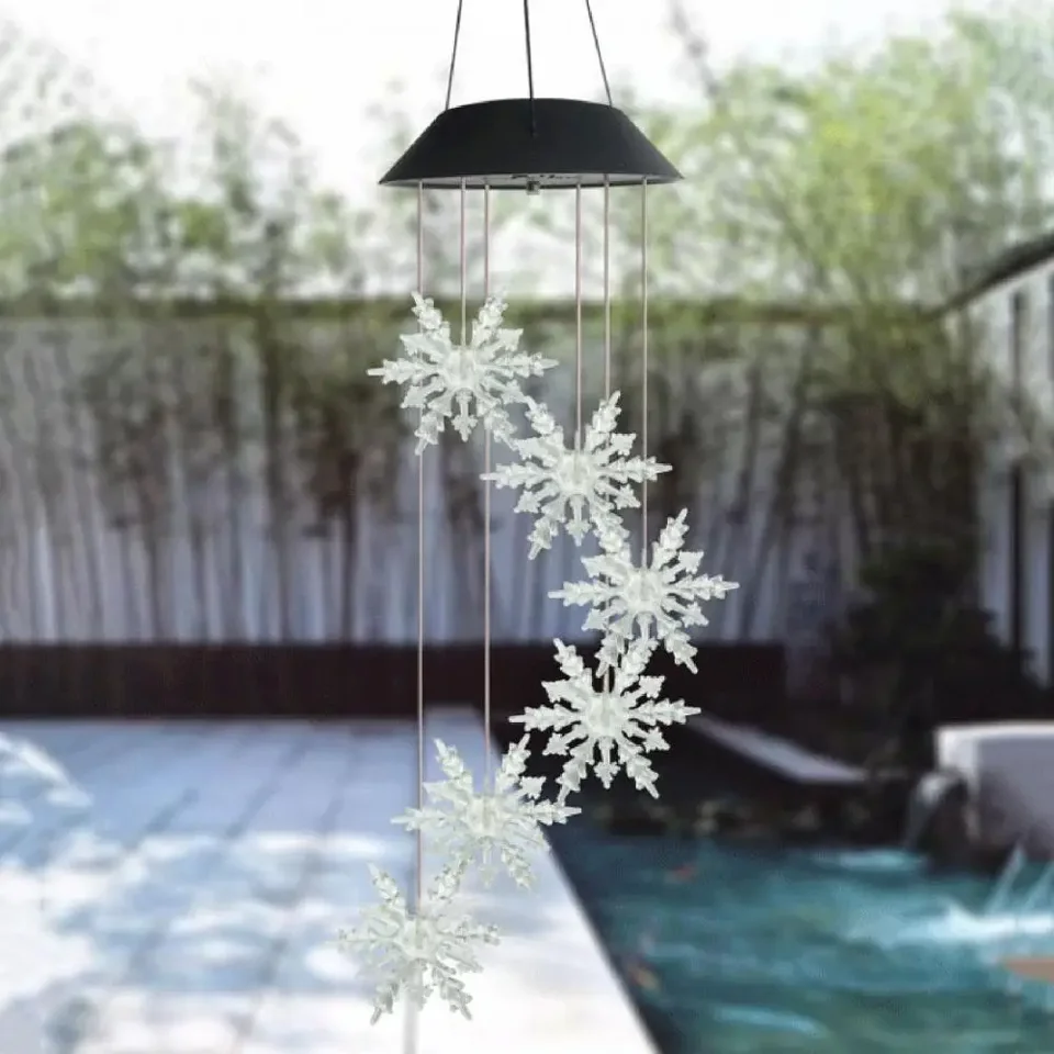 LED SOLASNÉ VELKÉ ZAMESTNANIE SNOWSLLAKE VLASTNÉ VELKY VELKA VETKA ZAMESTNANIE Zmeňte farbu Zmena vodotesného zavesenia Domáca záhrada Slnečné svetlo