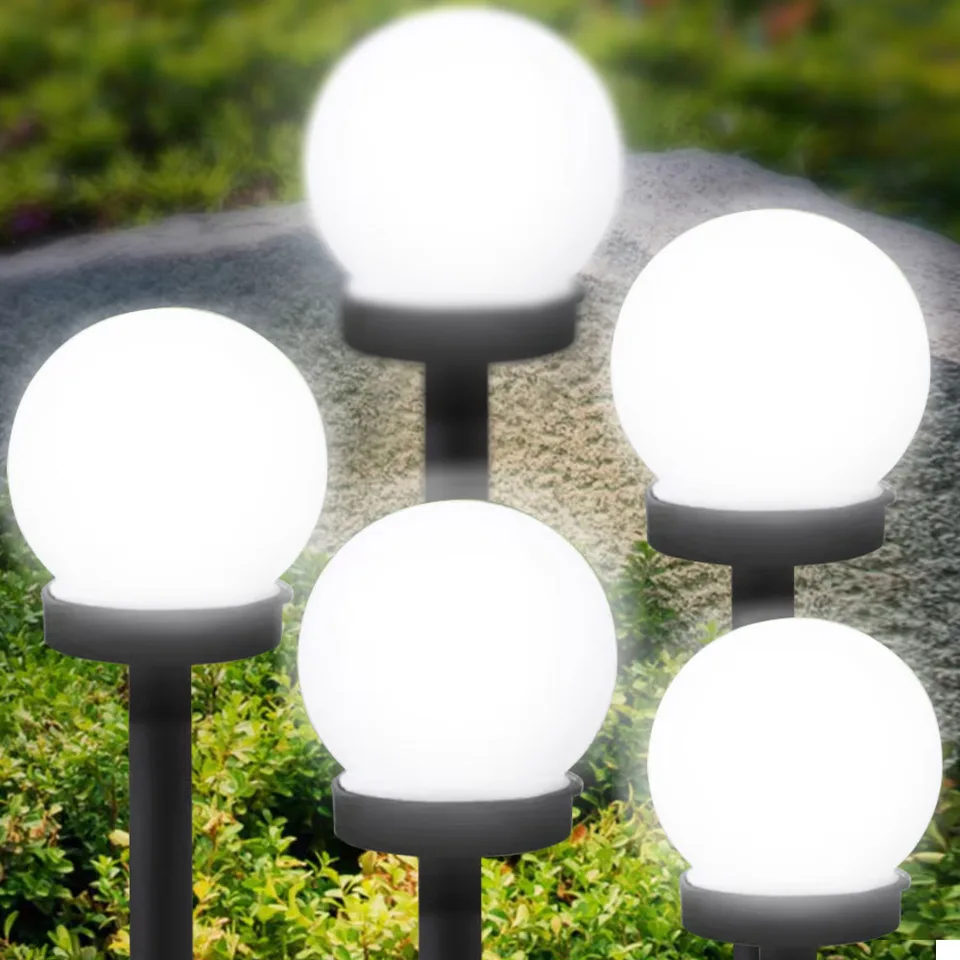 LED solárne svetlá záhradné svetlo solárna lampa lampa lampa vodotesná krajina guľôčková lampa dráha trávnička domovská záhrada dekorácia