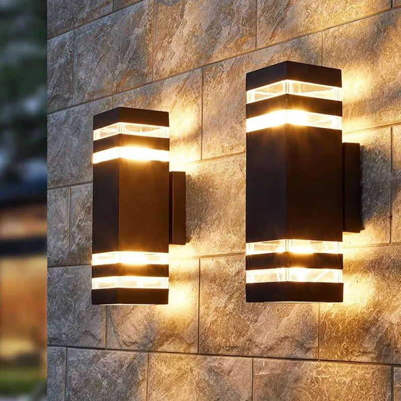 LED stena svetlo montáž držiaka E27 Svätý vonkajší vodotesný vonkajší dekologický schody Vstupné svietidlo Dom LED LED DECORATÍVNA SLAMA