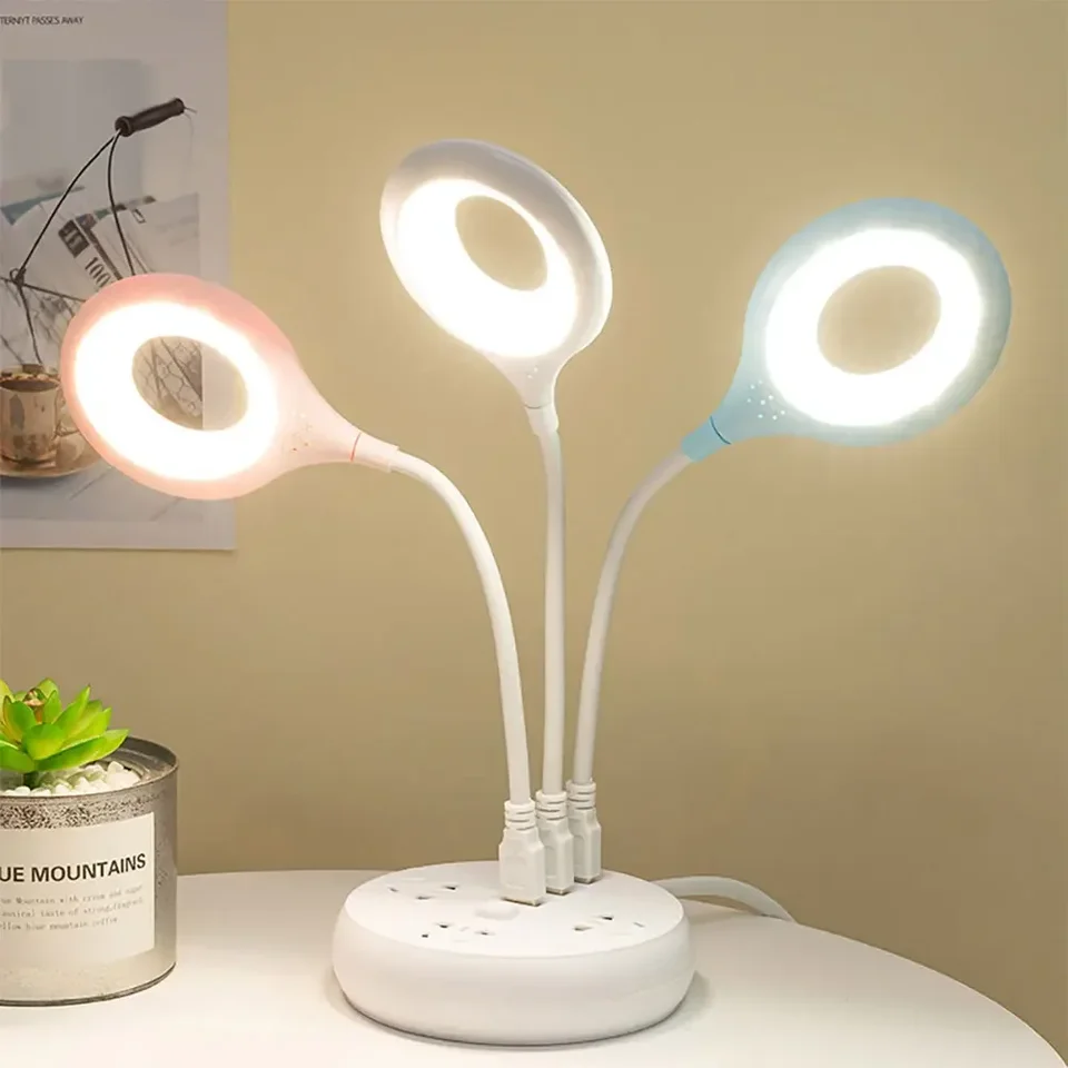LED stolová lampa prenosná nočná svetlo svetlo voľne skladateľná stolová lampa USB Čítanie talbe lampa ochrana očí úspory energetickej stolovej lampy