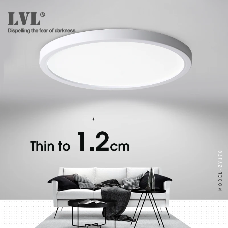 LED stropné svetlo 6W 9W 13W 18 W 24W Moderný povrchový stropný lampa AC85-265V pre kuchynskú spálňu Kúpeľňové lampy