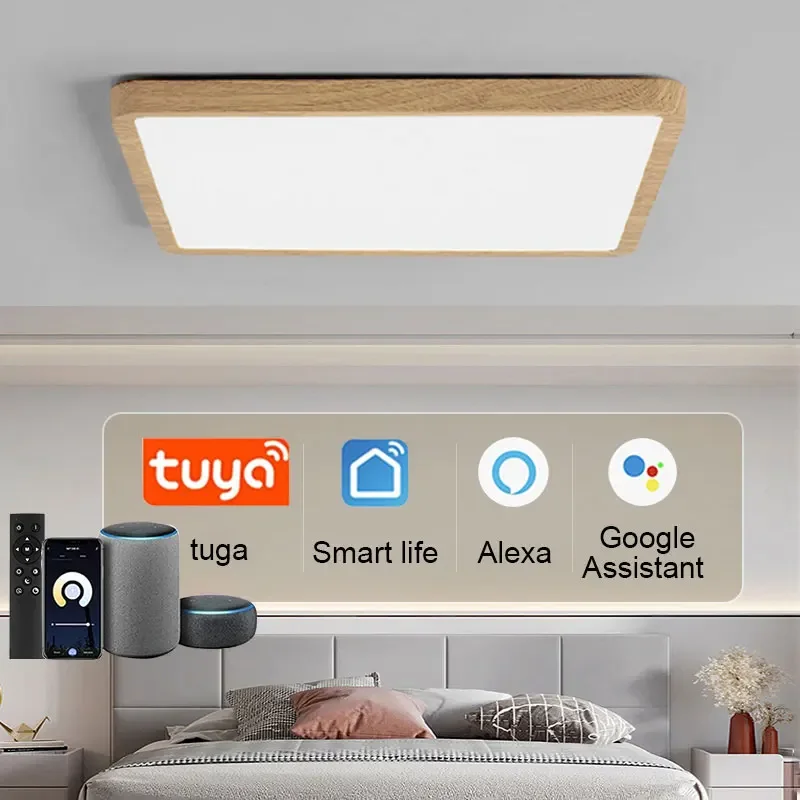 LED stropné žiarovky TUYA SMART Lights 20inch osvetľovacie príslušenstvo 2,4 cm ultrathin lamparas de techo pre balkón spálne v obývacej izbe