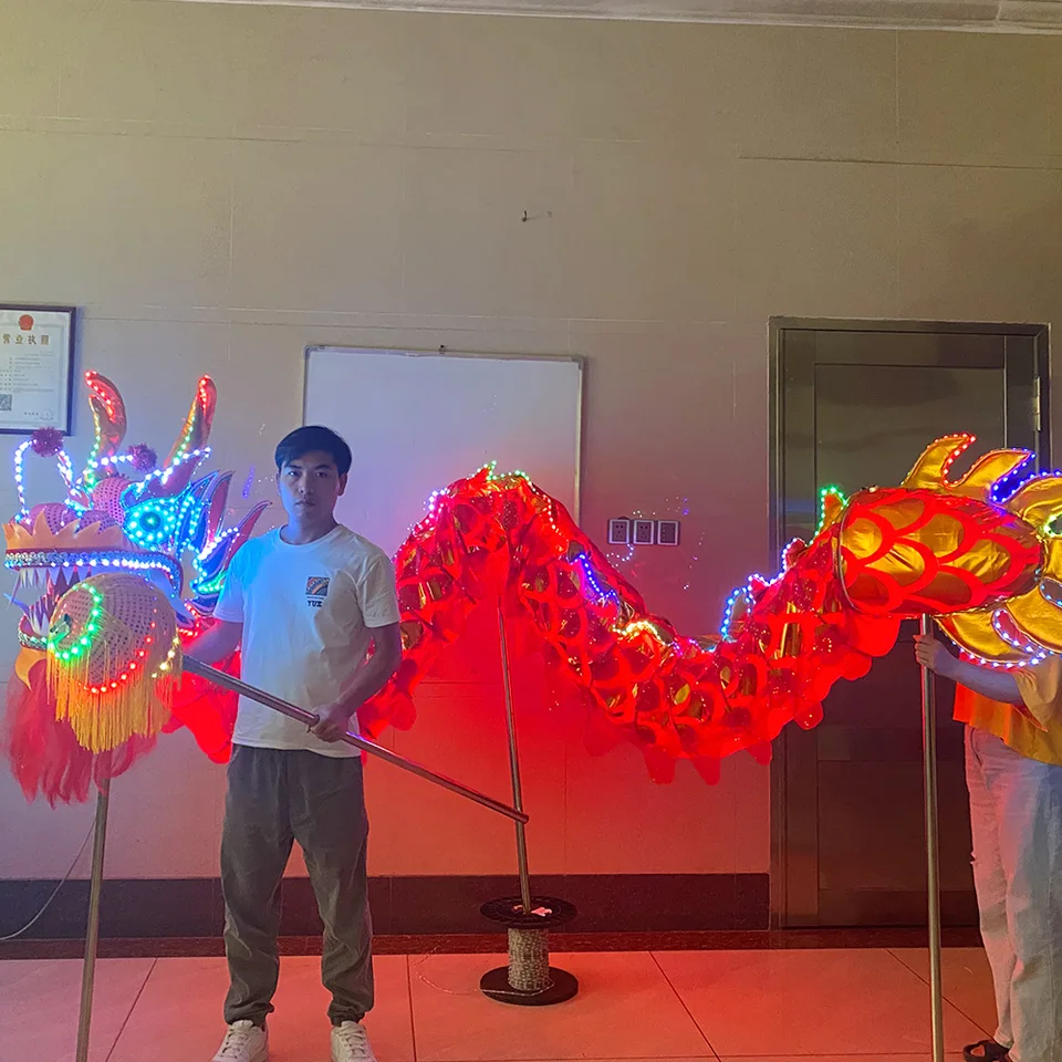 LED svetlo draka tanečný lev tanečné rekvizity bar bar atmosféru festival oslava s žiarivým drakom Draggon Light Dragon