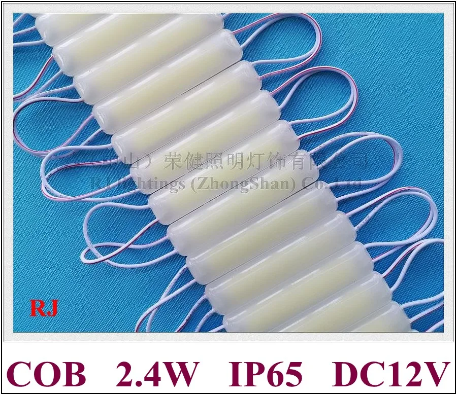 LED svetlo modul injekcia injekcie s šošovkou ultrazvukové tesnenie DC12V 2,4W 240LM 75 mmx16mm*8 mm IP65 Super Kvalita 3 -ročná záruka