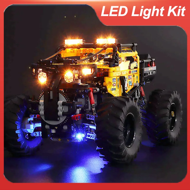 LED svetlo osvetlené pre 42099 4x4 X-TREME OFFORMEROVÉ BUDOVANÉ BLAKY (nezahŕňajú modelové tehly)
