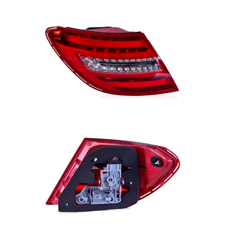 LED Tailight for Mercedes C Series W204 Aktualizácia Nové LED chvostové svetlo automobilové diely 2007-2014