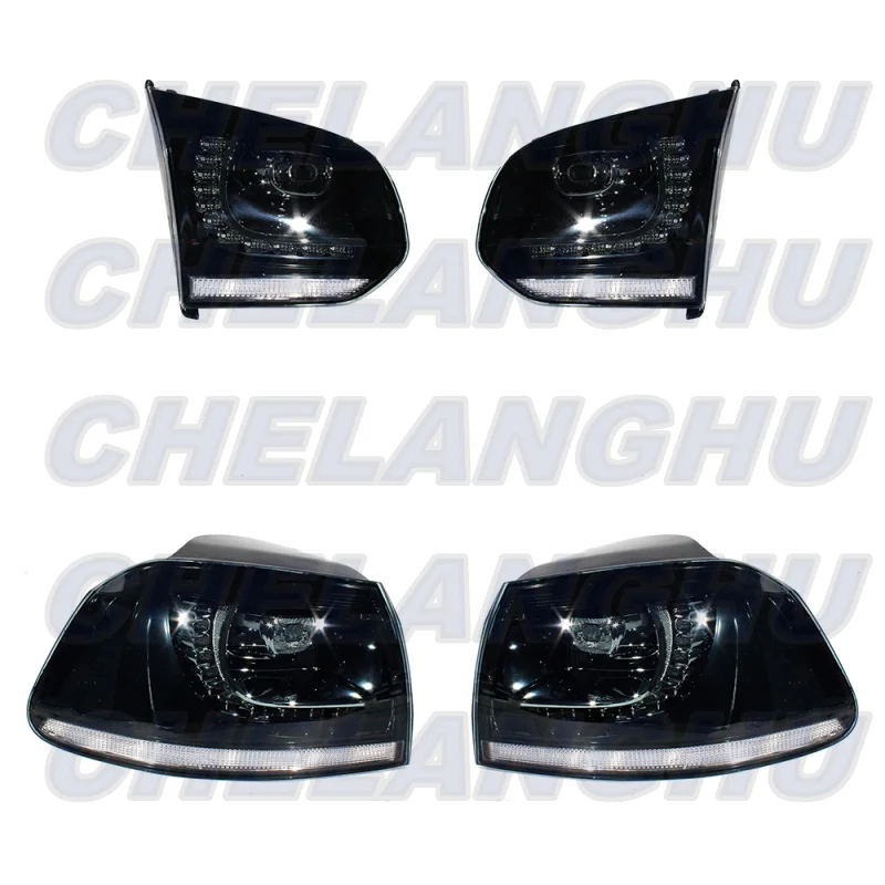 LED tečúce chvostové svetlo pre VW Golf 6 R20 GTD GTI 2009 2010 2012 2012 2013