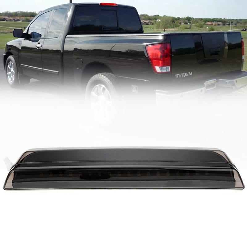 LED tretia brzdová lampa High Mount Stop Light Zadná nákladná lampa pre Nissan Frontier D40 2005-2015 Titan A60 2004-2015