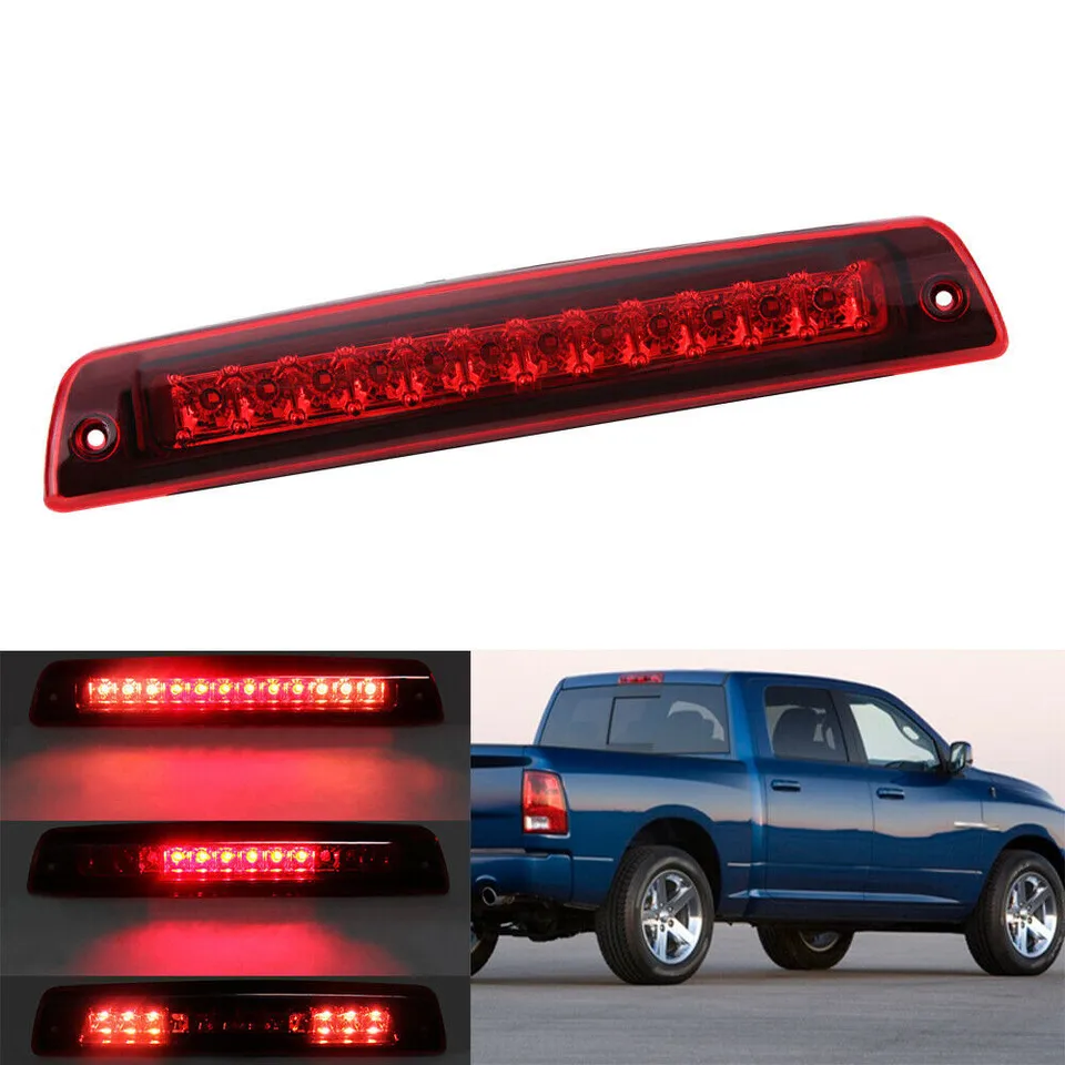 LED tretia tretia brzdová zastávka Light Light Lamp pre roky 1994-2001 Dodge RAM 1500 2500 3500 Pickup High Mount Doplnok sudy signál Lam Lam